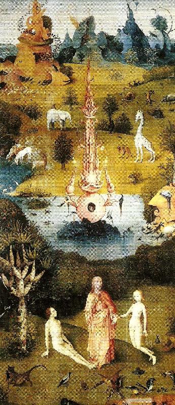 Hieronymus Bosch den vanstra flygeln i ustarnas tradgard china oil painting image